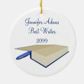 作家のクリスマス装飾 セラミックオーナメント (裏面)