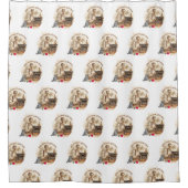 作家のシャワーカーテン – クリエイティビティとクリーン シャワーカーテン (正面)