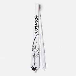 作家のタイ ネクタイ