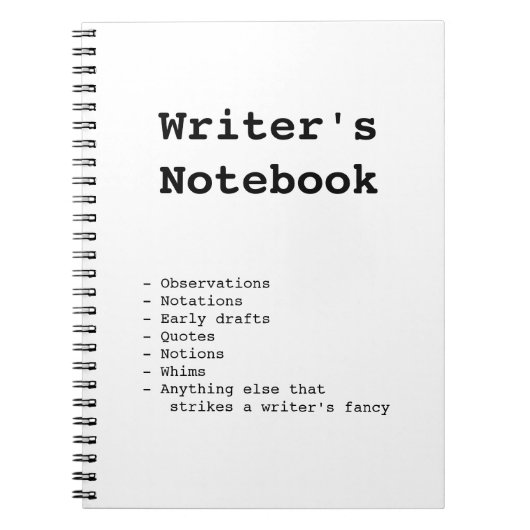 作家のノート ノートブック (正面)