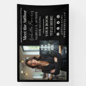 作家のブックの署名と起動イベントプロモーション 横断幕 (縦)