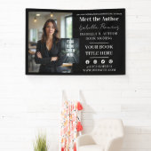 作家のブックの署名と起動イベントプロモーション 横断幕 (インサイチュ)