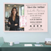 作家のブックの署名と起動イベントプロモーション 横断幕 (トレードショー)