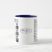 作家のブロックのマグへの25の解決 マグカップ (中央)