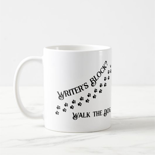 作家のブロック作家のマグカップ コーヒーマグカップ (左)