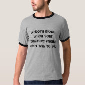 作家のブロック: あなたの想像友人Won'…時 Tシャツ (正面)