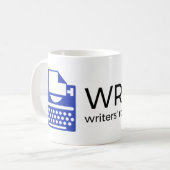 作家のボストンロゴのマグの部屋 コーヒーマグカップ (正面左)