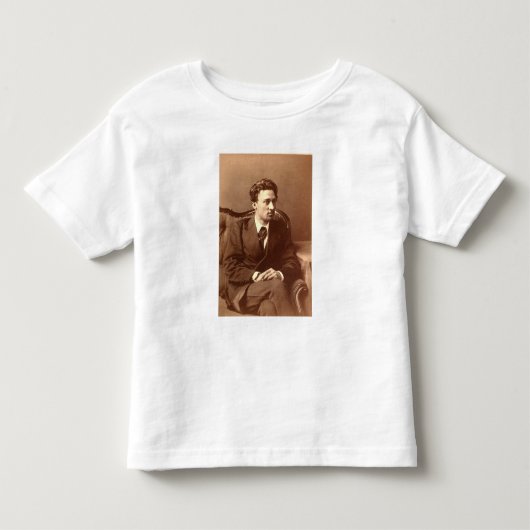 作家のポートレート トドラーTシャツ (正面)