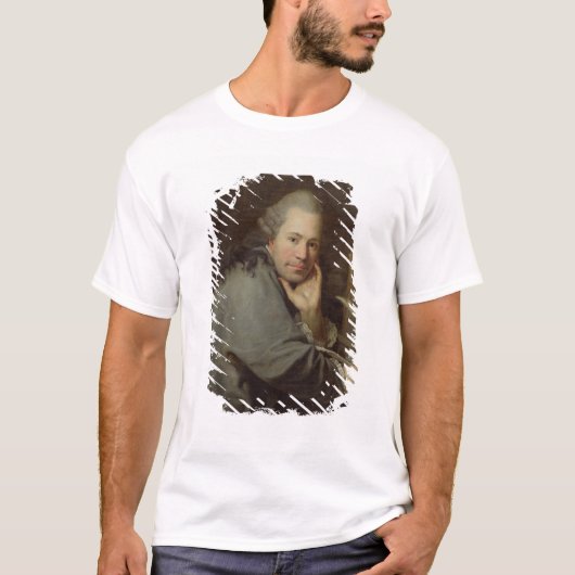 作家のポートレート、1772年 Tシャツ (正面)
