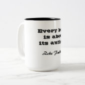 作家のマグについてのあらゆる本 ツートーンマグカップ (正面左)