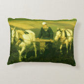 作家のレフNikolaevich Tolstoy アクセントクッション (裏面)