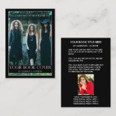 作家の作家の表紙大きい|の作家の写真の背部 名刺 (正面/裏面)