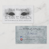 作家の名刺を依託しました 名刺 (正面/裏面)