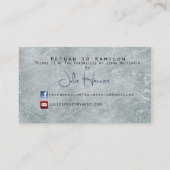 作家の名刺を依託しました 名刺 (裏面)