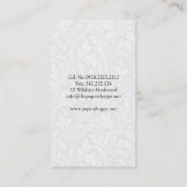 作家の名刺 名刺 (裏面)