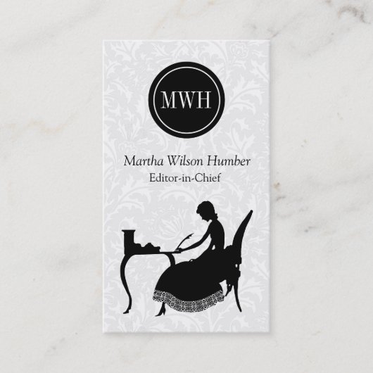 作家の名刺 名刺 (正面)