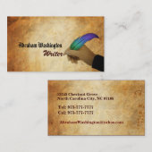 作家の名刺 名刺 (正面/裏面)