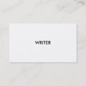 作家の名刺 名刺 (裏面)
