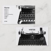 作家の名刺 名刺 (正面/裏面)