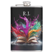 作家の喜びカラフル フラスク (正面)