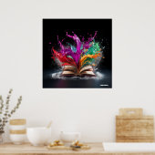 作家の喜びカラフル ポスター (キッチン)