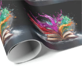 作家の喜びカラフル ラッピングペーパー (ロールコーナー)