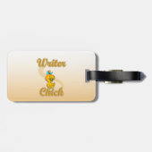 作家の女 ラゲッジタグ (裏面横)