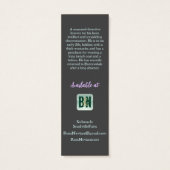 作家の宣伝用ダークグレーの謎 (裏面)