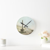 作家の建物、カルカッタは、「Oからの30をめっきします ラウンド壁時計 (ホーム)