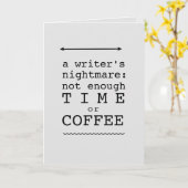 作家の悪夢カーパーソナライズされたド カード (黄色い花)