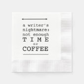 作家の悪夢 縁ありカクテルナプキン (正面)