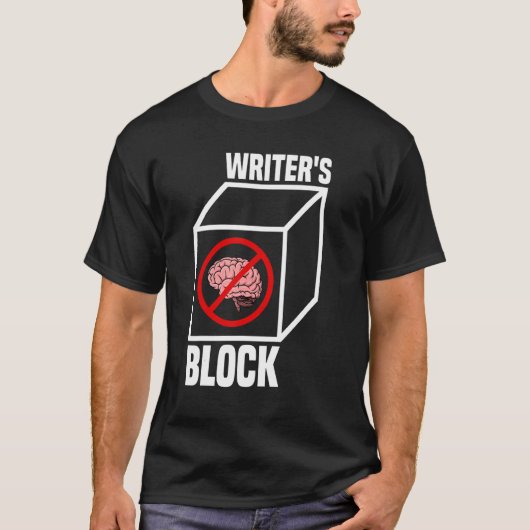 作家の書小説家Bl文筆編集者 Tシャツ (正面)