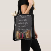 作家の生命引用文 トートバッグ (クローズアップ)