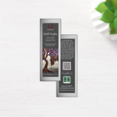 作家の販促資料のグレーブックマーク (デスク)