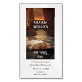 作家の販促資料のブックカバー マグネット名刺 (正面縦)