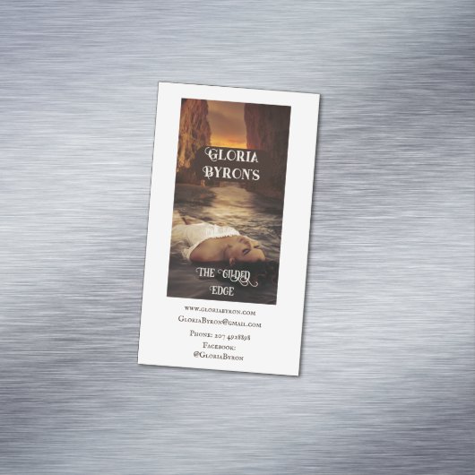 作家の販促資料のブックカバー マグネット名刺 (インサイチュ)