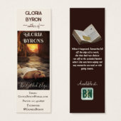 作家の販促資料のブックマーク (正面&裏面)