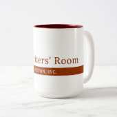 作家の部屋のコーヒー・マグ ツートーンマグカップ (正面右)