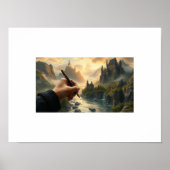 作家の領域 – インクとiで城を創る ポスター (正面)