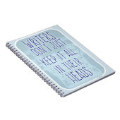 作家の頭部の中 ノートブック (右側)