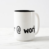 作家の@仕事のマグ ツートーンマグカップ (正面右)