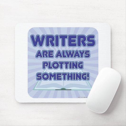 作家は何かを計画しています! マウスパッド (マウス)
