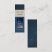 作家またはライタプロモーションのミニブックマーク スキニー名刺 (正面/裏面)