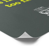 作家をイライラさせる。 ポスター (角)