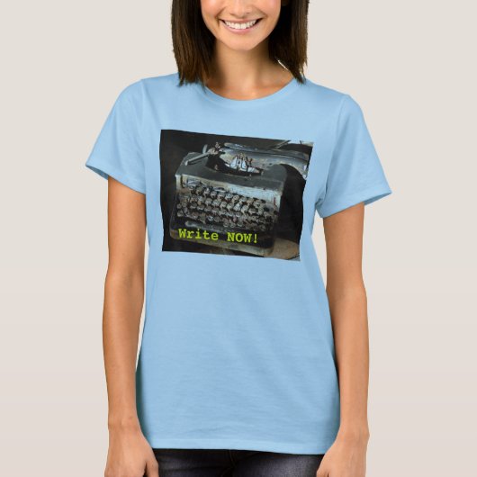 作家をタイプして下さい Tシャツ (正面)