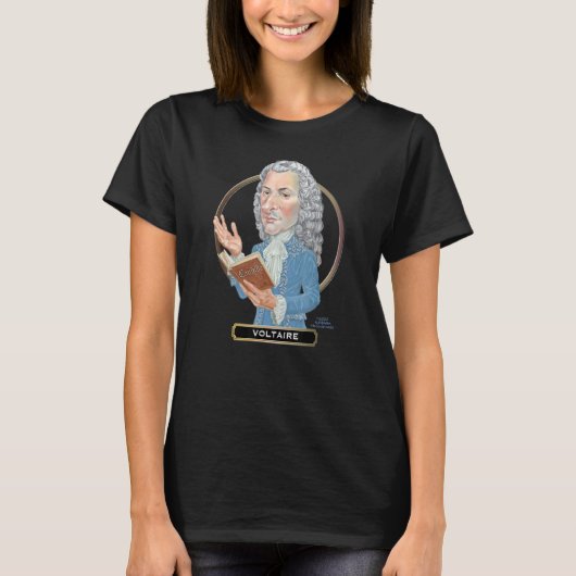 作家をヴォル素晴らしタフランスのーする Tシャツ (正面)