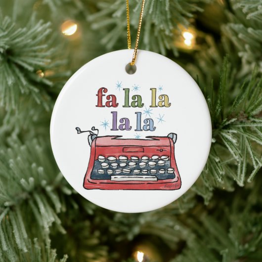 作家オーナメントクリスマスオーナメント#3 | セラミックオーナメント (ツリー)