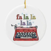 作家オーナメントクリスマスオーナメント#3 | セラミックオーナメント (裏面)