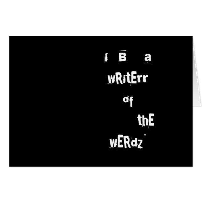 作家カード (正面横)