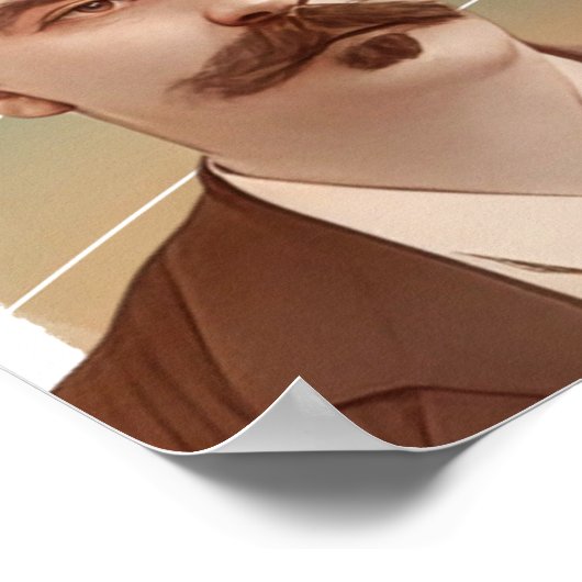 作家ガイフランスのドマウパッサントイラストレーション ポスター (角)